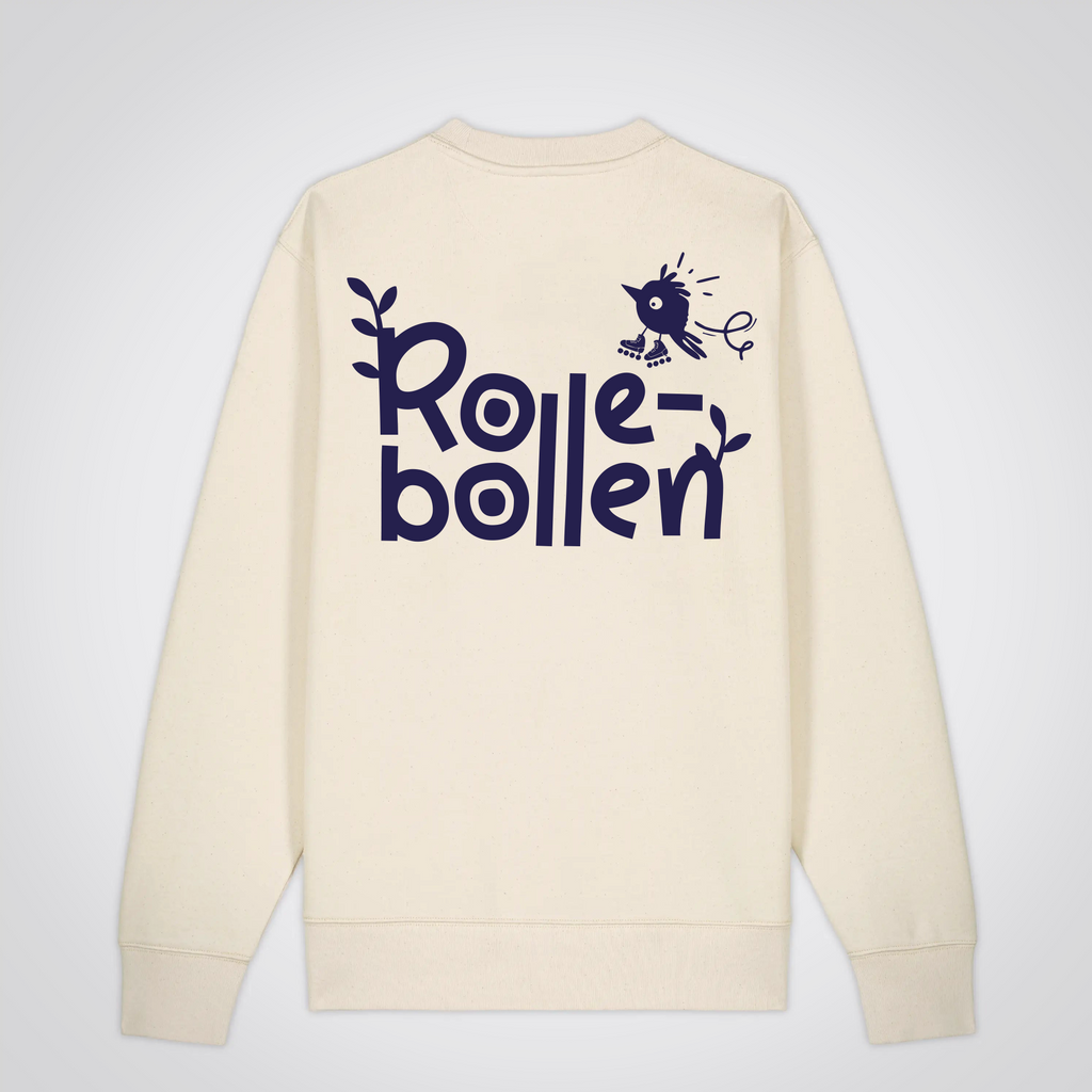 Sweater: Rollebollen logo