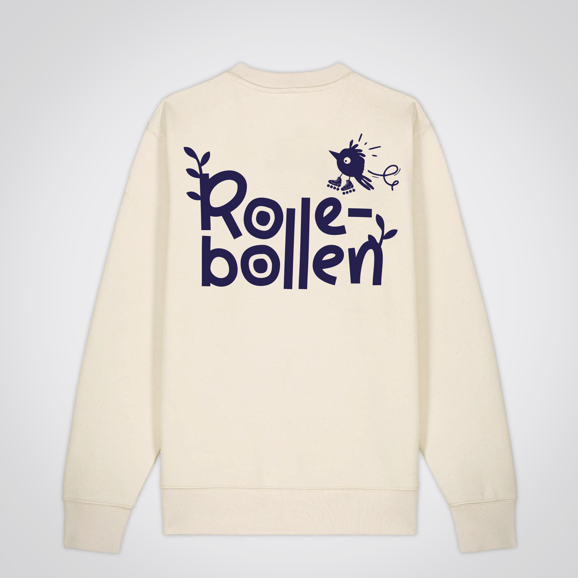 Sweater: Rollebollen logo